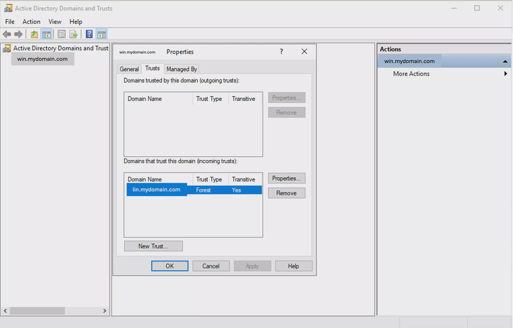 Setting up a cross-domain trust between FreeIPA and AD