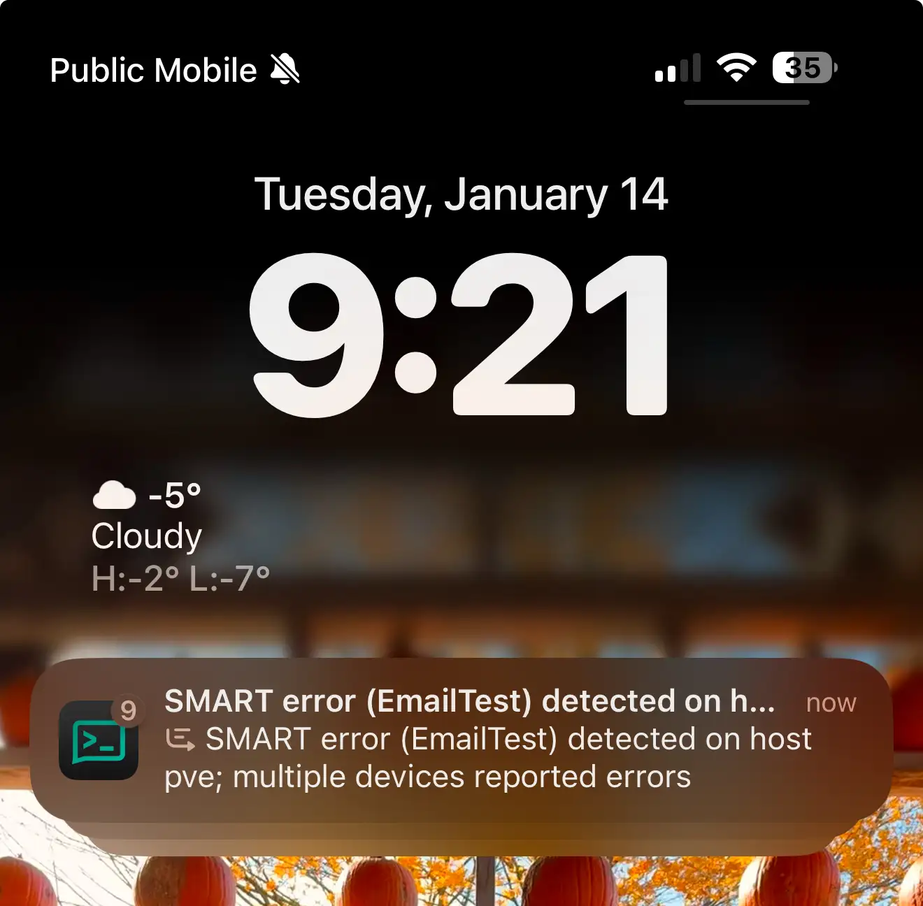 Set up scheduled SMART tests on Proxmox and send alerts via push notifications to your mobile phone