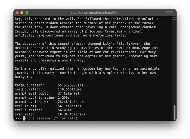 Intel Arc A380 ollama write prompt